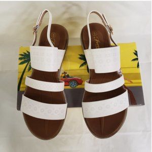 Forever Link White Triple Strap Sandal